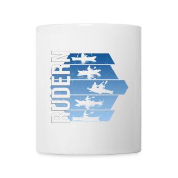 Rudern - Tasse - Weiß - Vorne