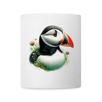 Papageitaucher - Tasse - Weiß - Vorne
