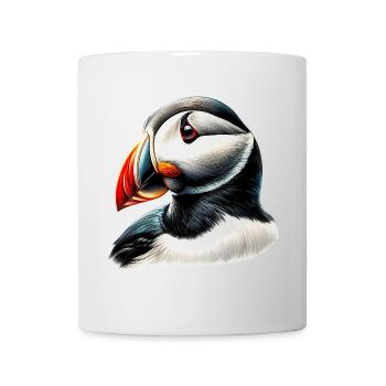 Papageitaucher - Tasse - Weiß - Vorne