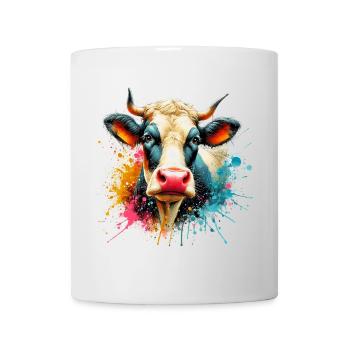 Vache - Mug blanc - blanc - Devant