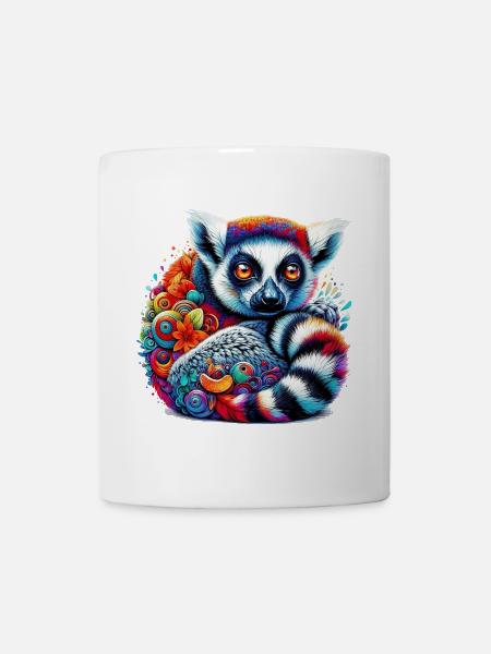 Lémurien - Mug blanc - blanc