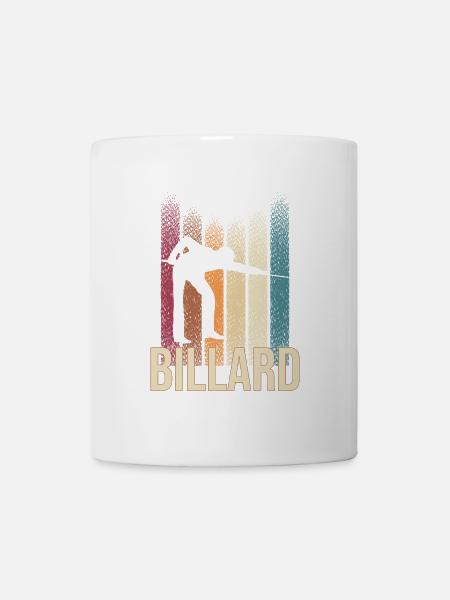 Billard - Tasse - Weiß