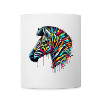 Zebra - Tasse - Weiß - Vorne