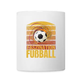 Faszination Fußball - Tasse - Weiß - Vorne