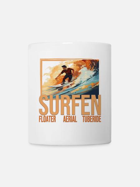 Floater - Aerial - Tuberide - Surfen - Tasse - Weiß