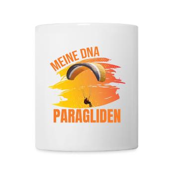 Meine DNA - Paragliden - Tasse - Weiß - Vorne