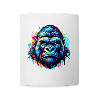 Gorille - Mug blanc - blanc - Devant