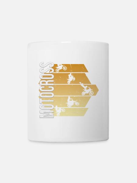 Motocross - Tasse - Weiß