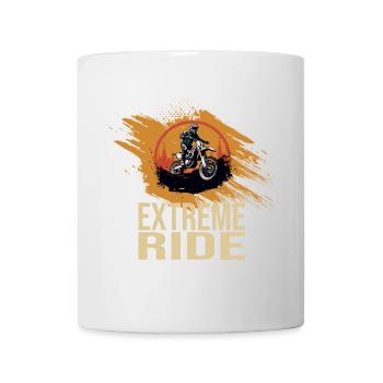 Extreme Ride - Motocross - Tasse - Weiß - Vorne