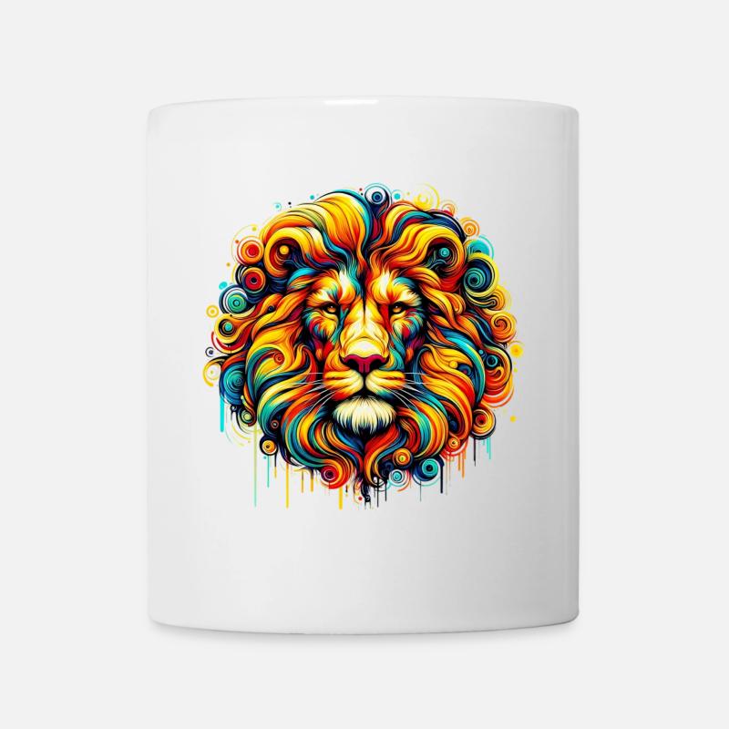 Lion - Mug blanc - blanc