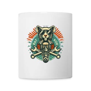 Ratsking Ratlook Shirt – Rustic Custom Style - Mug - white - Front
