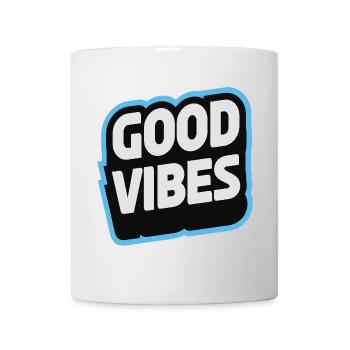 Gute Laune Statement typografisch - Tasse - Weiß - Vorne