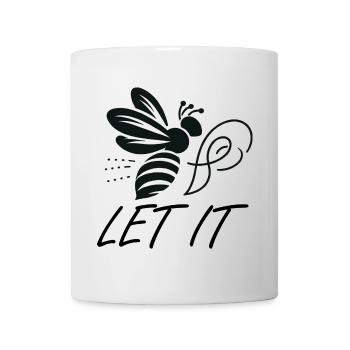 Illustration graphique d’abeille - Mug blanc - blanc - Devant