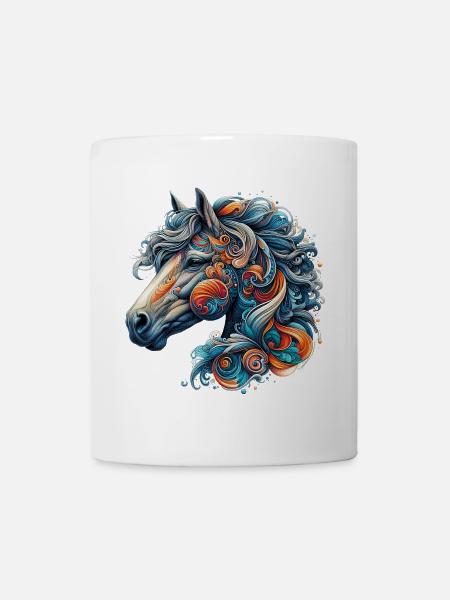 Pferd - Tasse - Weiß