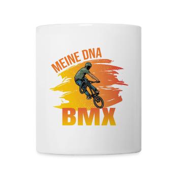 Meine DNA - BMX - Tasse - Weiß - Vorne