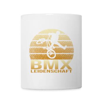 BMX Leidenschaft - Tasse - Weiß - Vorne