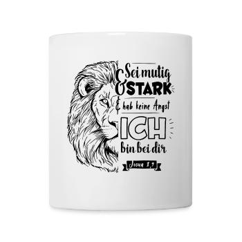 Joshua 1:9 - Be brave and strong - Mug - white - Front