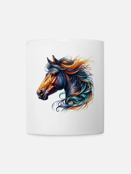 Pferd - Tasse - Weiß