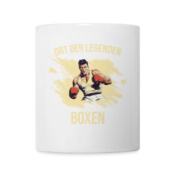 Ort der Legenden - Boxen - Tasse - Weiß - Vorne