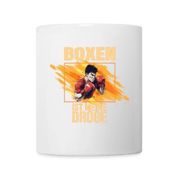 Boxen ist meine Droge - Tasse - Weiß - Vorne
