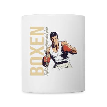 Fighter im Ring - Champion im Leben - Tasse - Weiß - Vorne