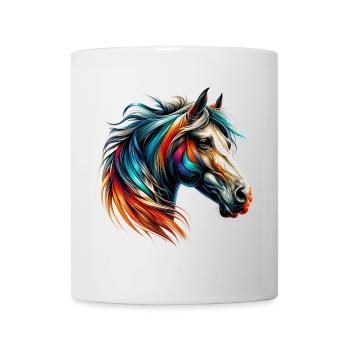 Cheval - Mug blanc - blanc - Devant