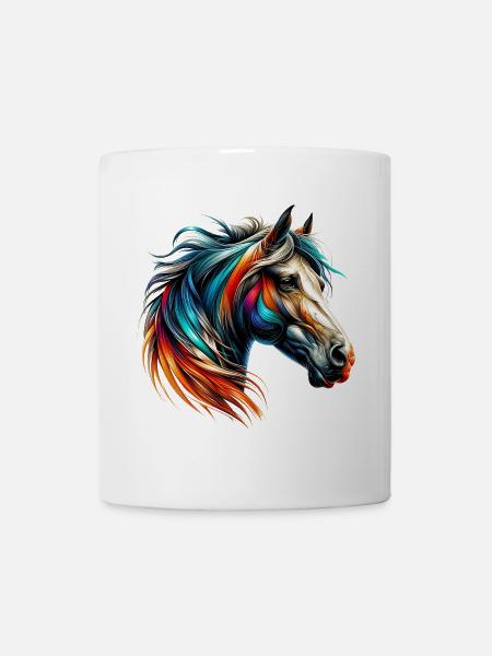 Pferd - Tasse - Weiß