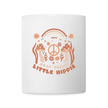 spruch siebziger jahre stay trippy little hippie - Tasse - Weiß - Vorne