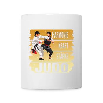 Harmonie - Kraft - Stärke - Judo - Tasse - Weiß - Vorne