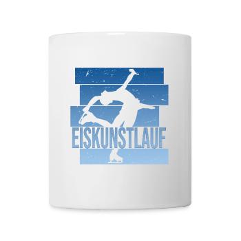 Eiskunstlauf - Tasse - Weiß - Vorne
