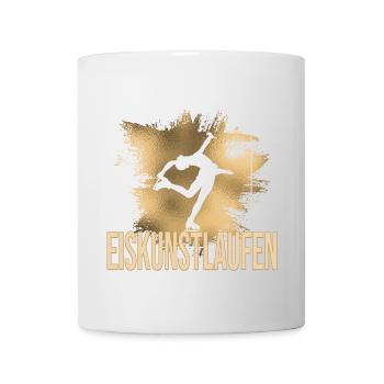 Eiskunstlauf - Tasse - Weiß - Vorne