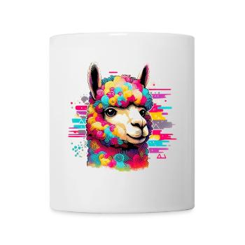 Alpaka - Tasse - Weiß - Vorne
