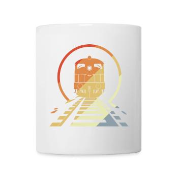 Retro Railroad - Mug - white - Front