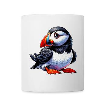 Papageitaucher - Tasse - Weiß - Vorne