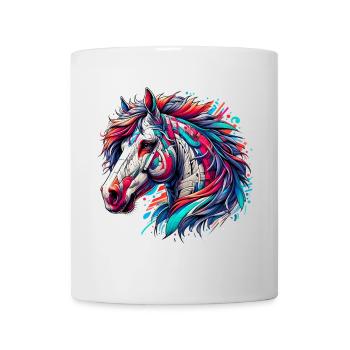 Cheval - Mug blanc - blanc - Devant