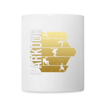 Parkour - Tasse - Weiß - Vorne