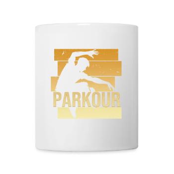 Parkour - Tasse - Weiß - Vorne