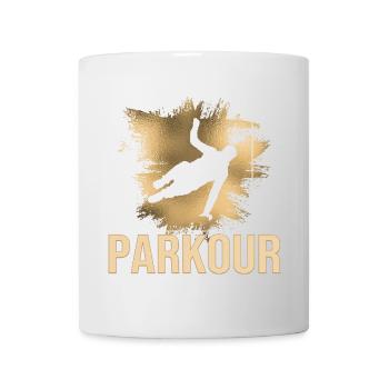 Parkour - Tasse - Weiß - Vorne