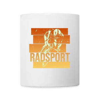 Radsport - Tasse - Weiß - Vorne