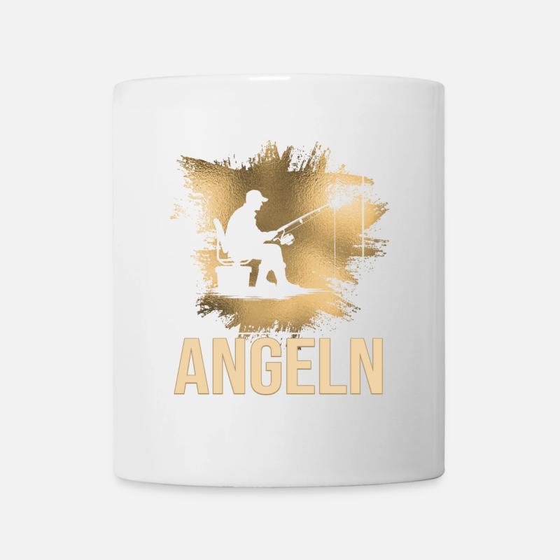 Angeln - Tasse - Weiß