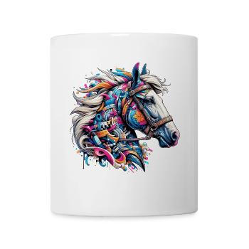 Pferd - Tasse - Weiß - Vorne