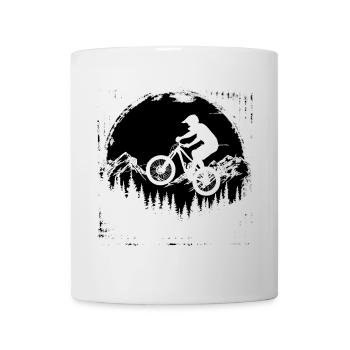 Mountain Biking Sketch - Mug - white - Front