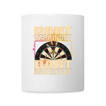 Dart verbindet - Dart Begeistert - Tasse - Weiß - Vorne