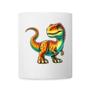 Dinosaurier - Tasse - Weiß - Vorne