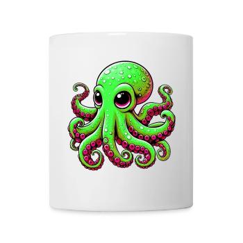 Pieuvre - Mug blanc - blanc - Devant