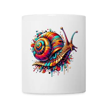 Escargot - Mug blanc - blanc - Devant