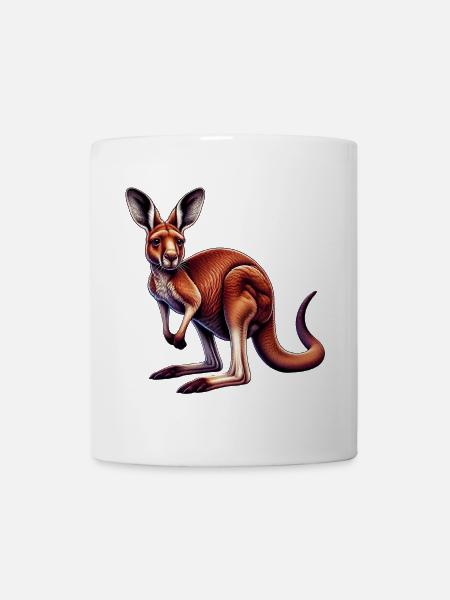 Känguru - Tasse - Weiß
