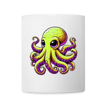 Pieuvre - Mug blanc - blanc - Devant