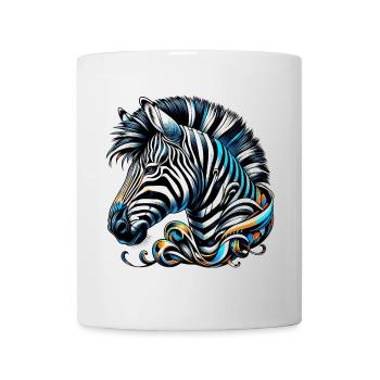 Zebra - Tasse - Weiß - Vorne