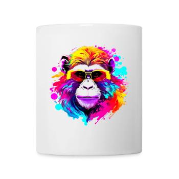Fancy Macaque #1 - Mug - white - Front